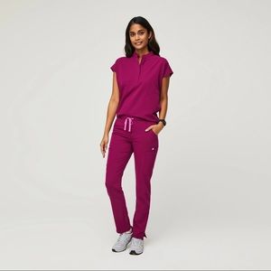 BRAND NEW with tags Never worn. Womens FIGS Scrub Pants - Dark Magenta